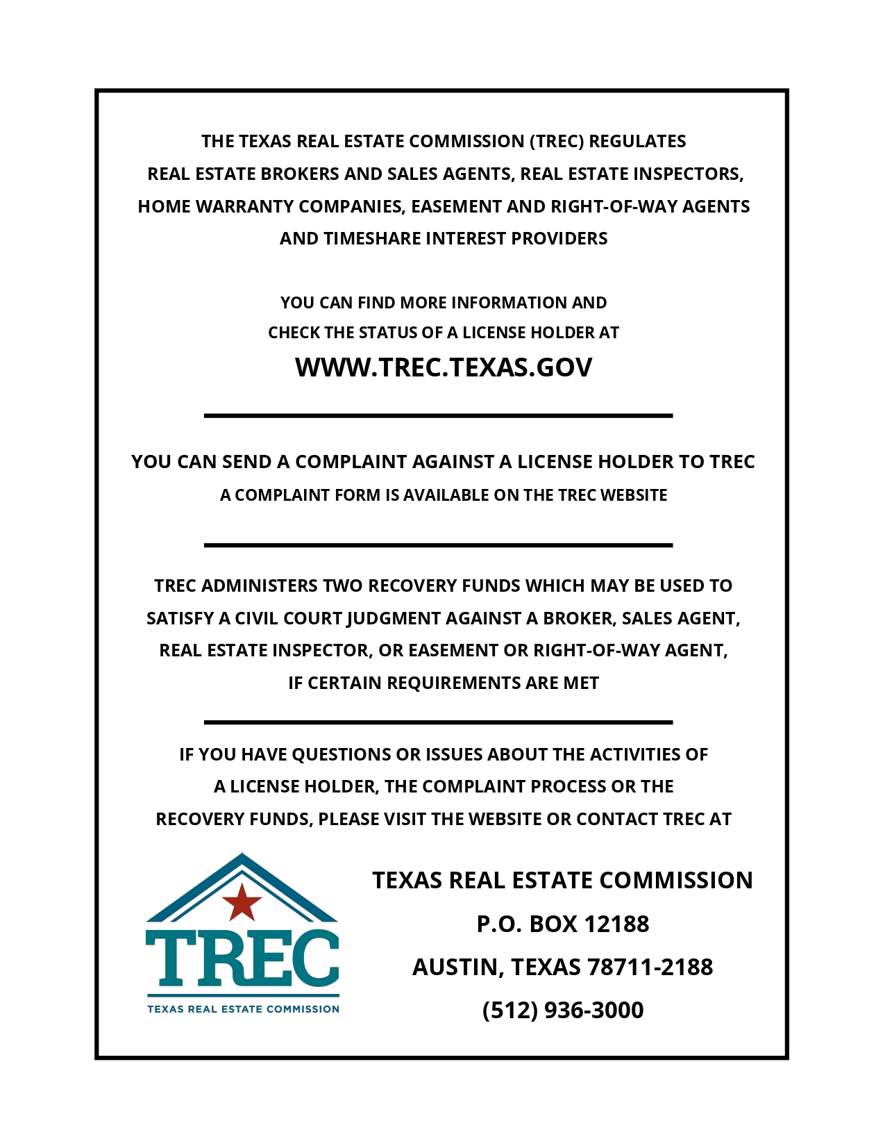 Texas Real Estate Commission